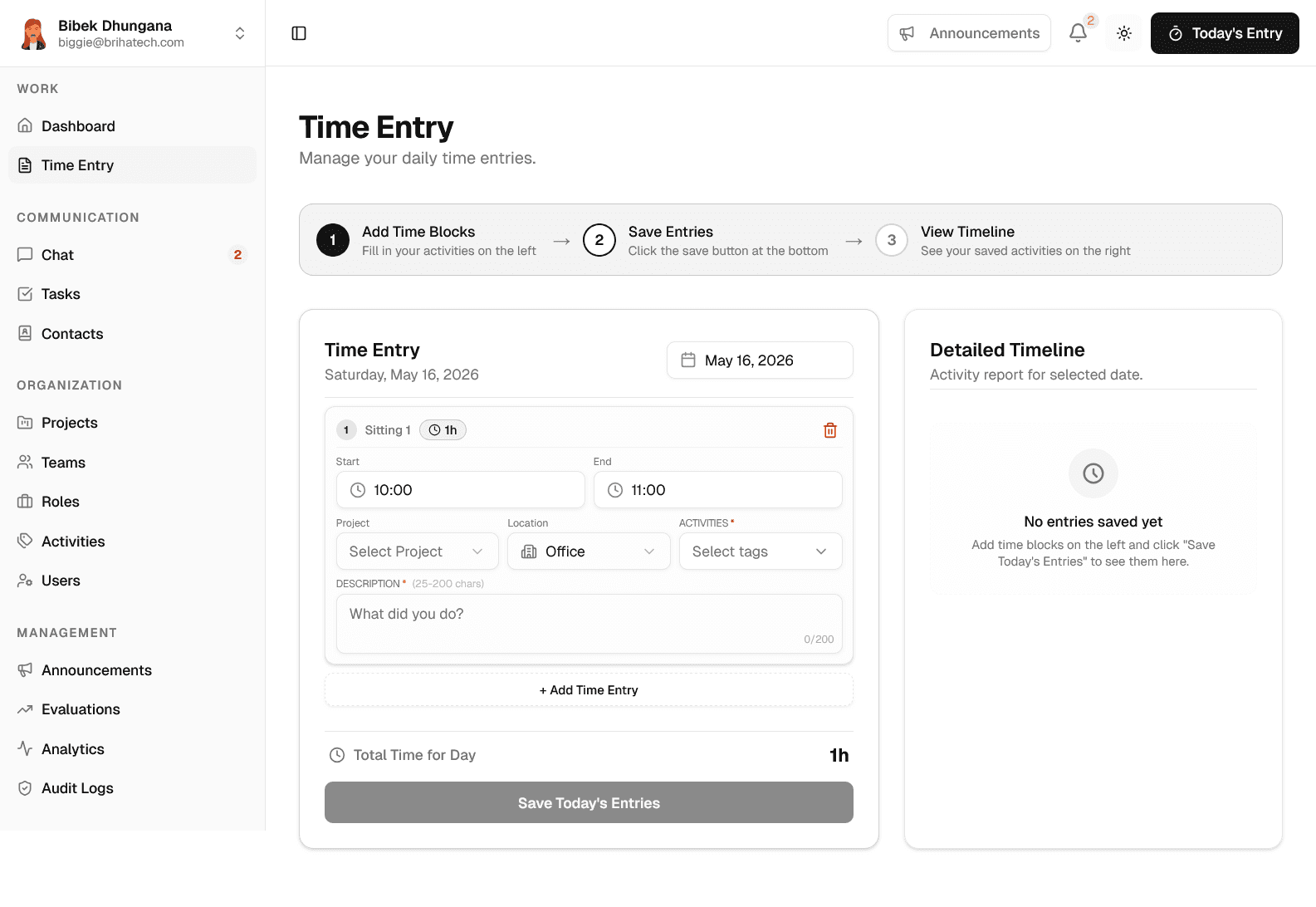 Time Tracker preview